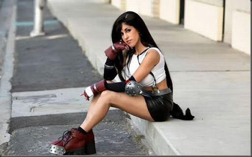 Cosplay Tifa Lockhart( Final Fantasy) Geração N64